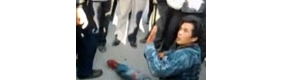 【拍客】男子路边殴打妇女，遭到路人群殴