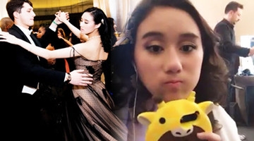 赌王女儿出席巴黎名媛舞会站C位 这样的女孩儿直播都说四国语言吗