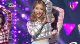 80后美女舞蹈 KBS音乐银行现场