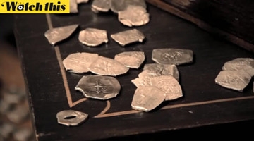 世上唯一被确认的海盗宝藏展出 宝藏价值8亿