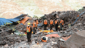 泰宁山体滑坡事故：发现34具遗体 尚有4人失联