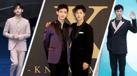 东方神起亮相首尔时装周 粉嫩造型帅气爆表