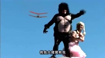 国外恶搞金刚视频，美女与野兽