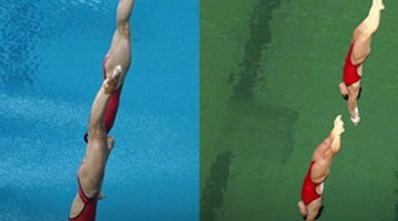 里约奥运会 从蓝到绿 里约的跳水池怎么了？