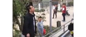 【拍客】杭州一男子带儿公园挖竹子遭争论:我付钱还不行吗