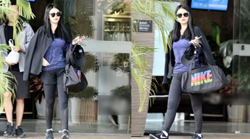 李湘管住嘴迈开腿 健身减肥瘦十斤