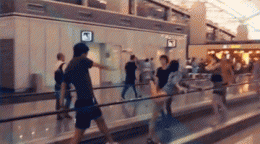 飞机晚点舞者自high 当代芭蕾舞即兴“表演”走红