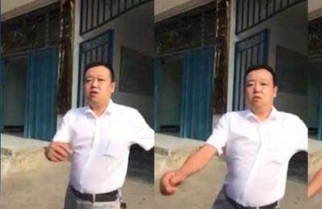 【拍客】湖北一街办主任飞踢拆迁女 并称“踹死你”