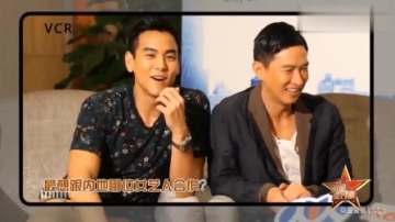 彭于晏被问，最想和内地哪个女艺人合作，旁边的张家辉都害羞了