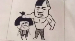 高手在民间啊！用碎头发拼出的表情包你见过没？