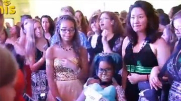 14岁女孩患绝症梦想能跳舞 安乐死之前举办童话舞会