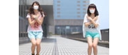 【街拍客】清纯姐妹花街头激情热舞