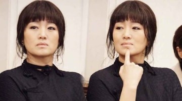 52岁巩俐素颜亮相 略显发福的她笑得很美