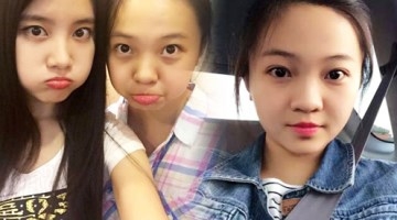 林妙可和室友自拍