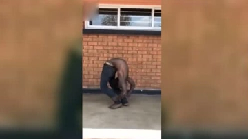 奇人不分国界,看非洲牛人小伙的柔身段,像不像蜘蛛侠