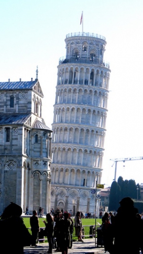 欧洲八国游 意大利国比萨斜塔