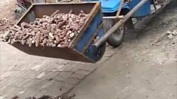 牛人改装三轮车秒变铲车，一下省掉几十万，这技术真牛！