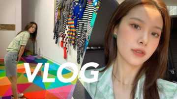 VLOG 和男朋友探店看展打卡的一天 | 广州美食逛吃不停 | 持 妆测评