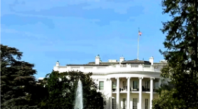 海外旅游：美国首都华盛顿 白宫 纪念碑