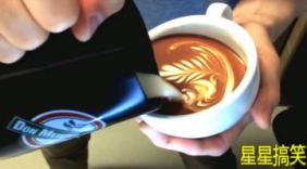 牛人特技！天鹅花式奶茶！