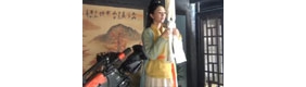 【拍客】美女刘庭羽片场示范“上吊”