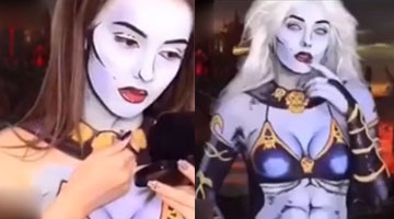 整容化妆什么都out了