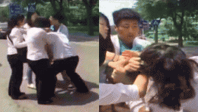 女导游遭男游客拳打脚踢扯头发 被围观群众骂不是男人