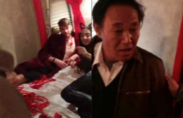 【拍客】房车洋模进校园“侍睡”学生 遭老师怒骂砸场