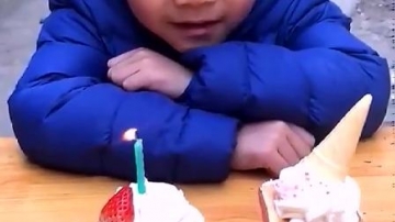 童年趣事：萌娃过五岁生日喽
