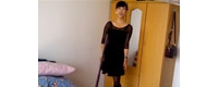 【拍客】独腿女孩清唱《挥着翅膀的女孩》
