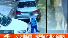 小学生不想写作业 报警称遭人绑架作业被抢