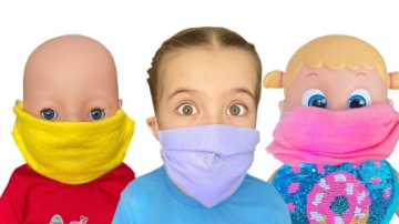 超奇怪，萌娃小萝莉和小宝宝怎么都戴口罩？可是为何不能买食物？儿童亲子益智趣味游戏玩具故事