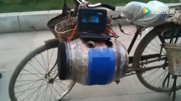 牛人加装自行车低音炮，秒杀哈曼卡顿车载音响，骑行超霸气