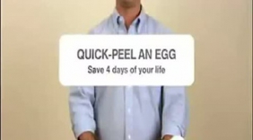 实拍牛人剥鸡蛋绝活表演