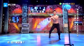 肌肉型男求成长 郭富城即兴示范蒙古舞