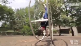 牛人绝活！German Wheel技巧