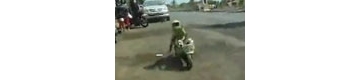 【拍客】实拍猴子骑摩托 且骑得飞快