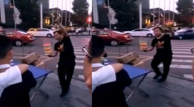 牛人街头表演绝活，路人都惊呆了！