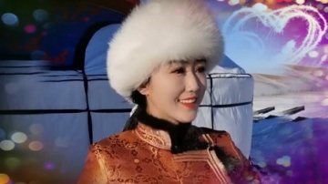 美丽的蒙古姑娘，一首《赞歌》声音嘹亮，真是民间好歌手