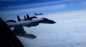 超燃！空军发布宣传片《战神绕岛新航迹》