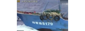 2010年中日在钓鱼岛海域撞船录像