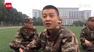 给大神跪了！武警战士一口气做5210个仰卧起坐