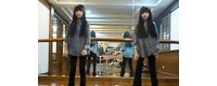 【拍客】双胞胎姐妹模仿东方神起新单舞蹈Humanoids