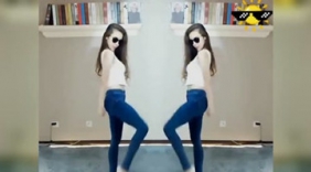 双人舞蹈，两个美女