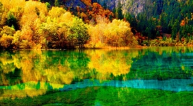 九寨沟震后7个月终于开门迎客 依旧是人间天堂