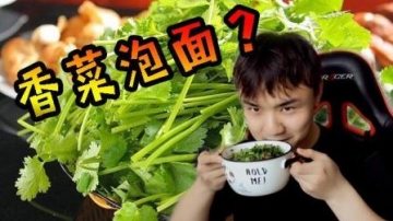 【VLOG】香菜恐惧者慎入! 奇葩泡面之香菜方便面试吃!
