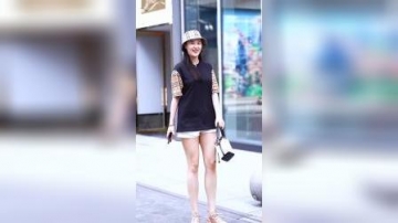 街拍气质美女长的很漂亮时尚
