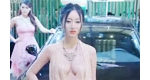 【街拍客】深圳国际车展性感万人迷吴稀儿