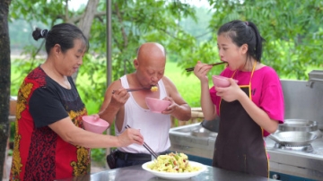 漆二娃vlog：干锅花菜不是很干锅，但味道还算及格