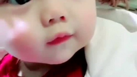 超萌宝宝，太可爱了